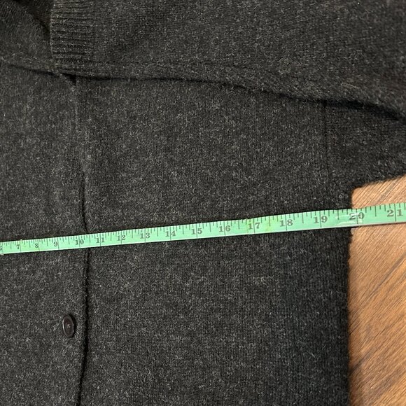 Uniqlo Hooded Wool Coat – Size S（fits M)  Dark Gray - Picture 8 of 11